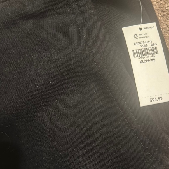 Black Joggers with Drawstring - Picture 2 of 2